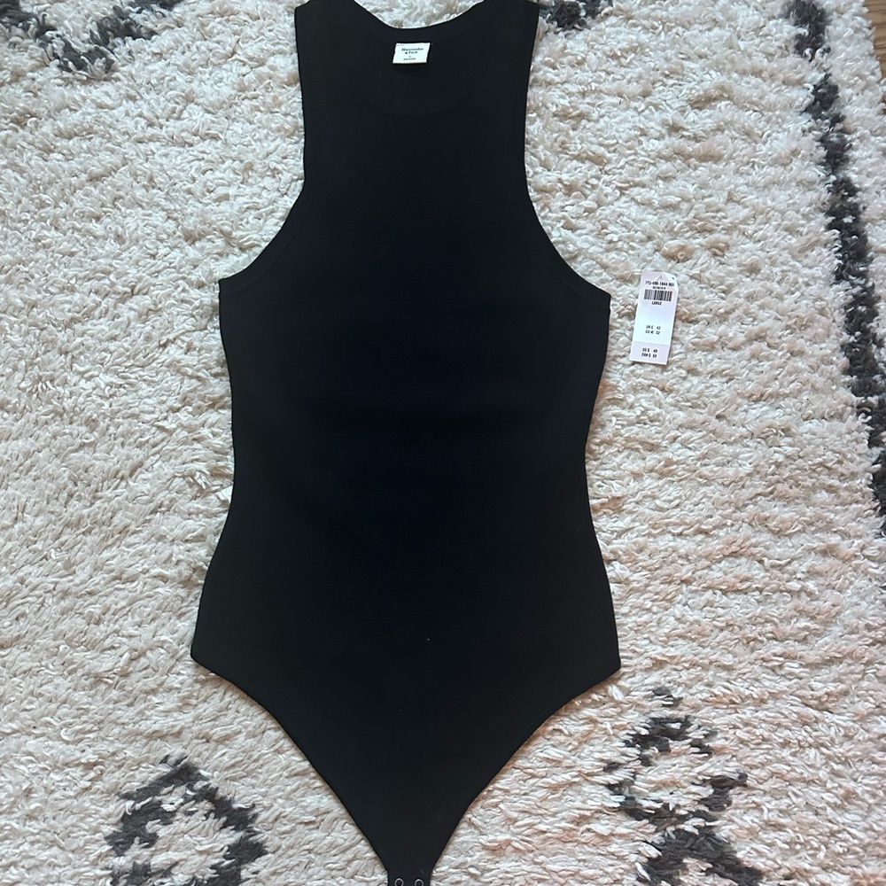 Abercrombie & Fitch Black Bodysuit One Piece